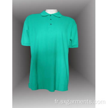 Polo-shirt uni personnalisé à manches courtes